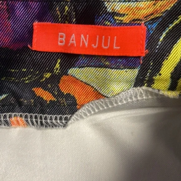 BANJUL Pretty as Picasso Faces Pleated Skirt Art‎ Lover Museum Medium - Picture 12 of 12